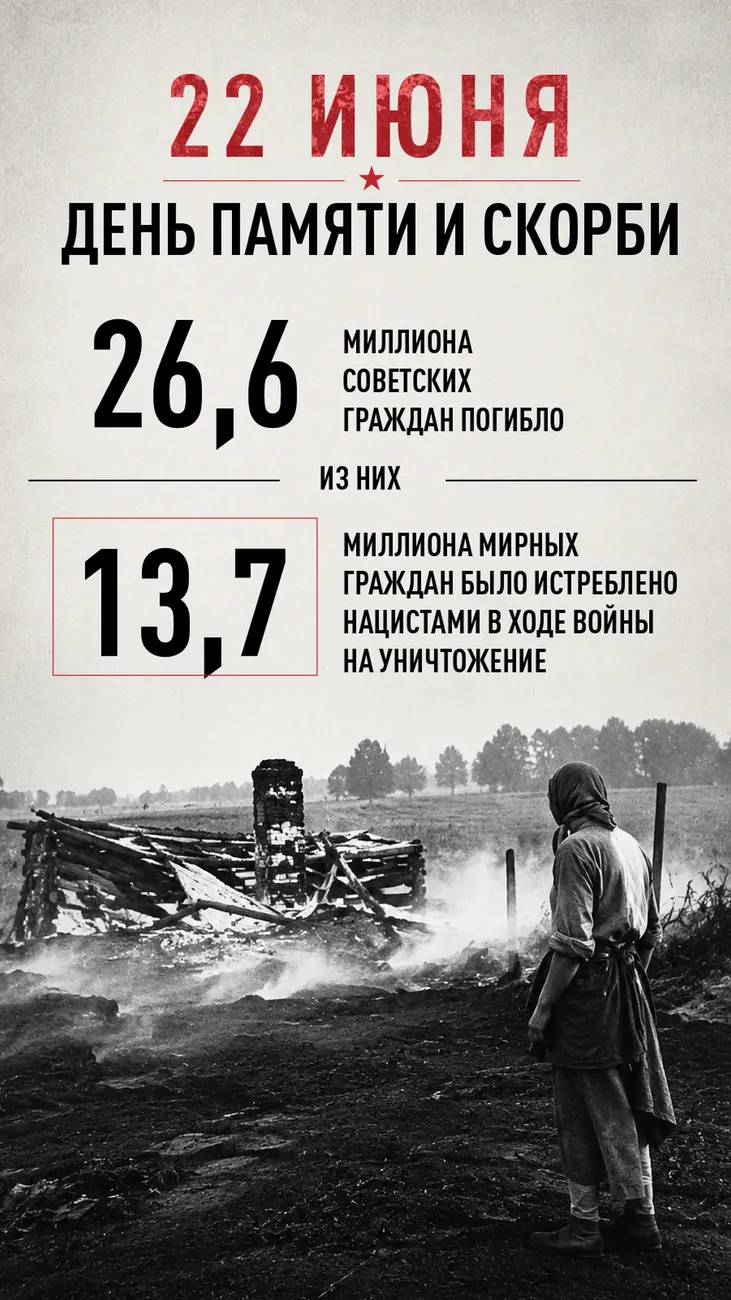9х16 Плакат 22 июня (цифры)